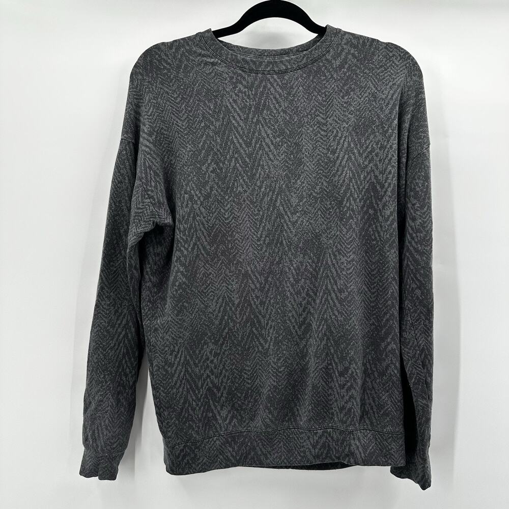 Athleta Sweatshirt Womens XS Gray Crew Pull Over Stretch Studio‎ Yoga Boxy